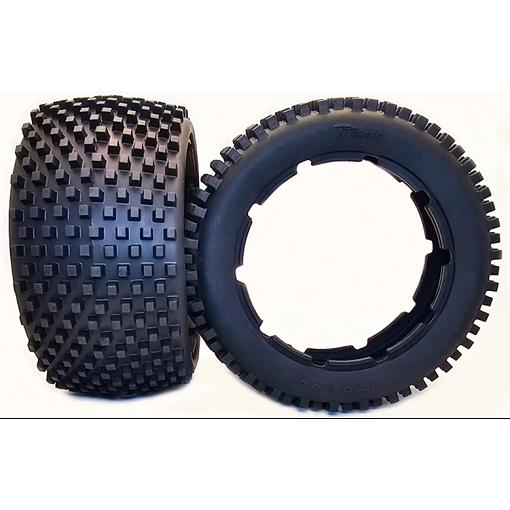 TiT Racing Baja DirtBuster Speedway Block / Pin Tyres Rear